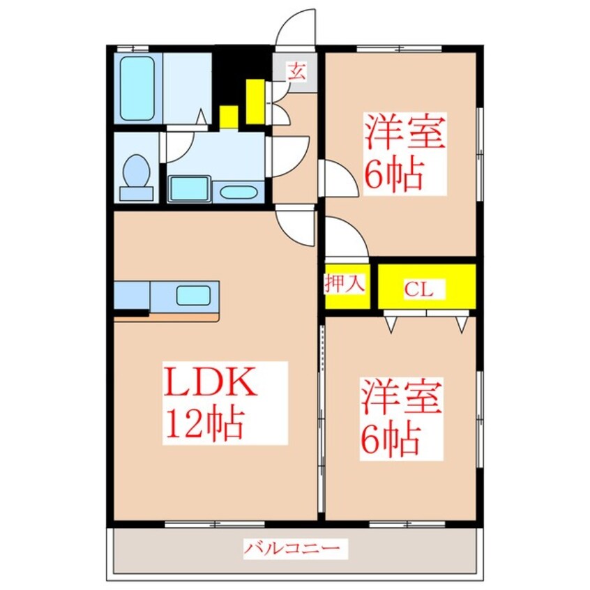 間取図 パストラール　Ⅰ