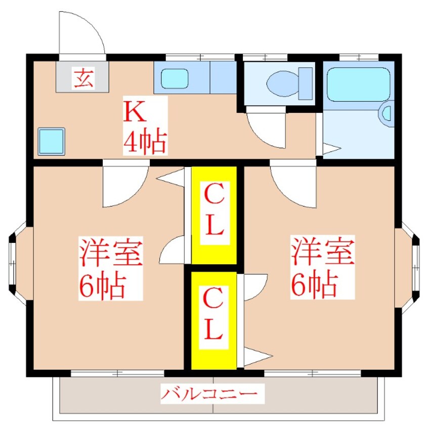 間取図 さくらハイツ