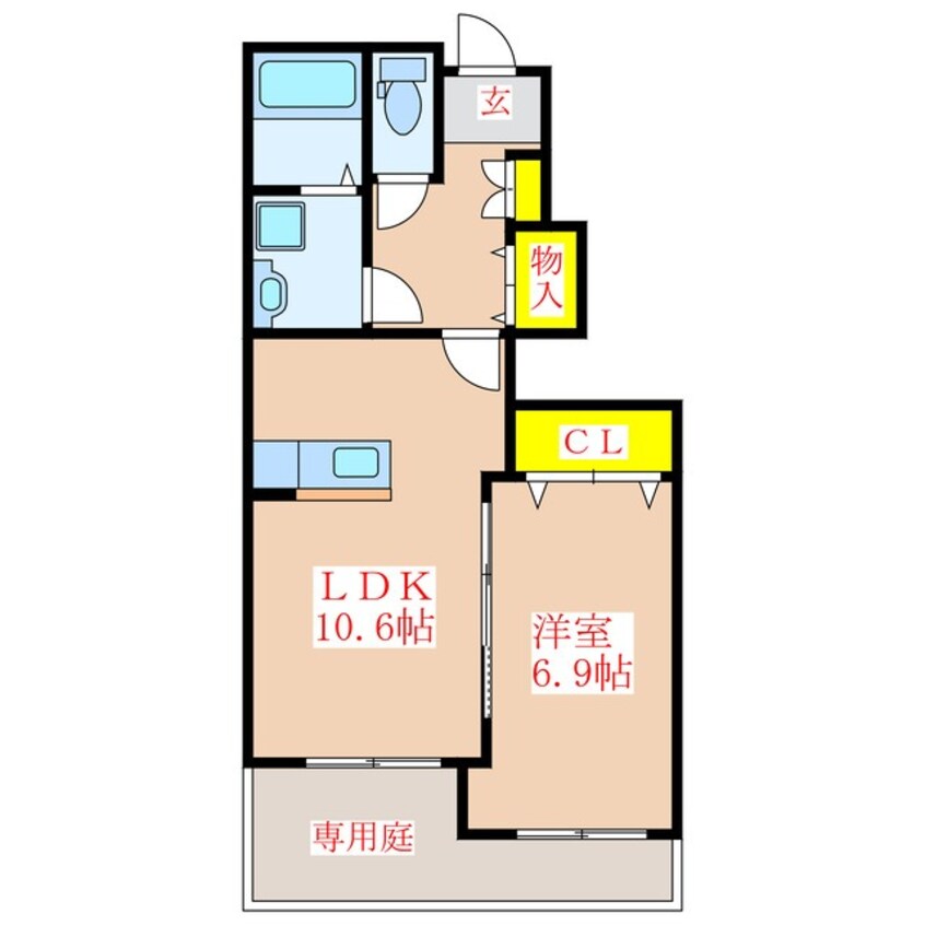 間取図 イーストガーデンサン