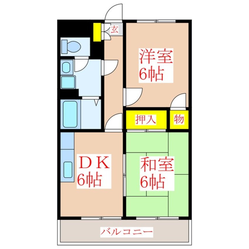 間取図 パストラール　Ⅱ