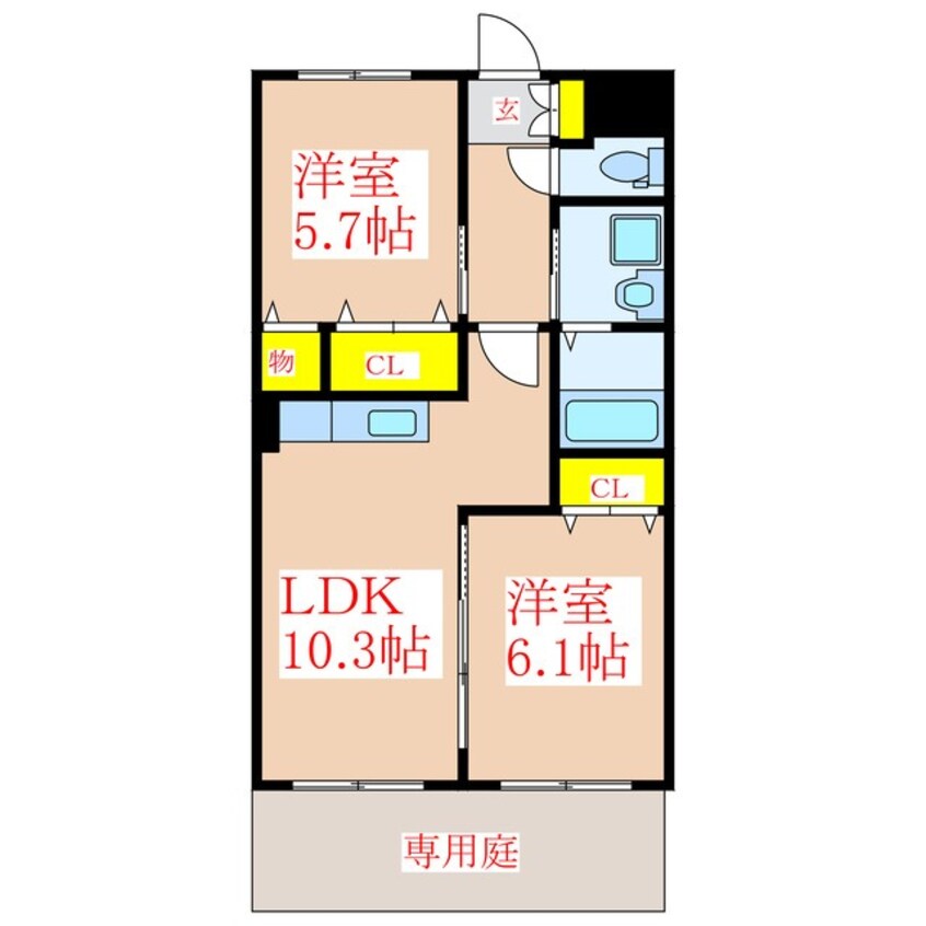 間取図 ロングアイランドヒルズマンション