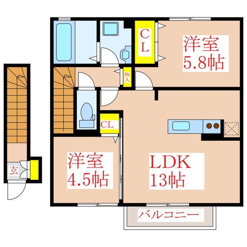 間取図 フルラージュ