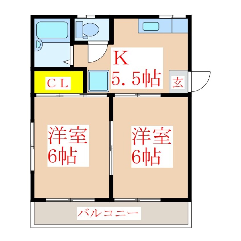 間取図 メゾンド弟子丸