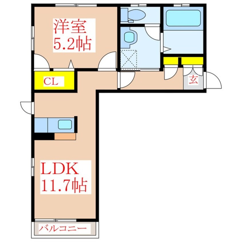 間取図 レジェンズ国分