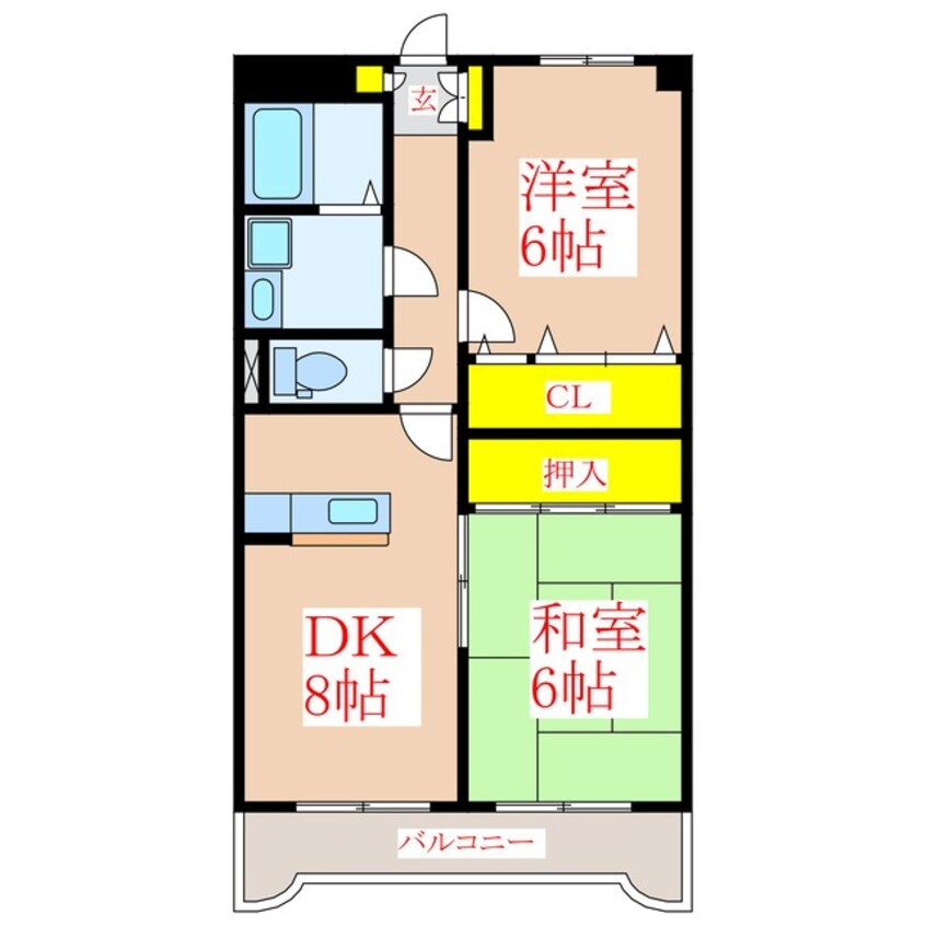 間取図 サンシティ赤池