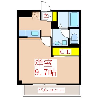 間取図 フリーデ中央　１番館