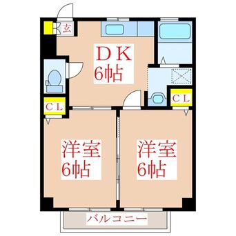 間取図 ガーデンプレイス小田　Ａ棟