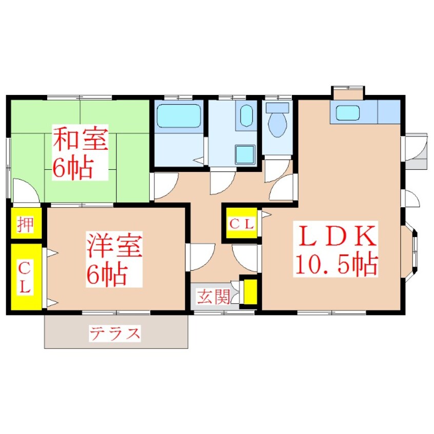 間取図 堀之内４丁目団地　Ｃ棟