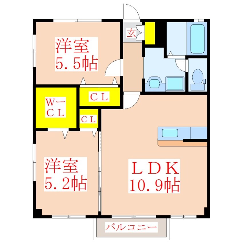 間取図 グランステージ住吉