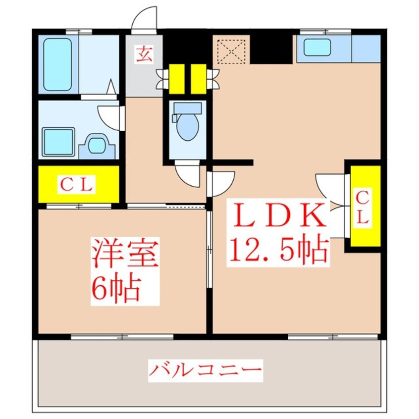 間取図 ロイヤルシティ見次