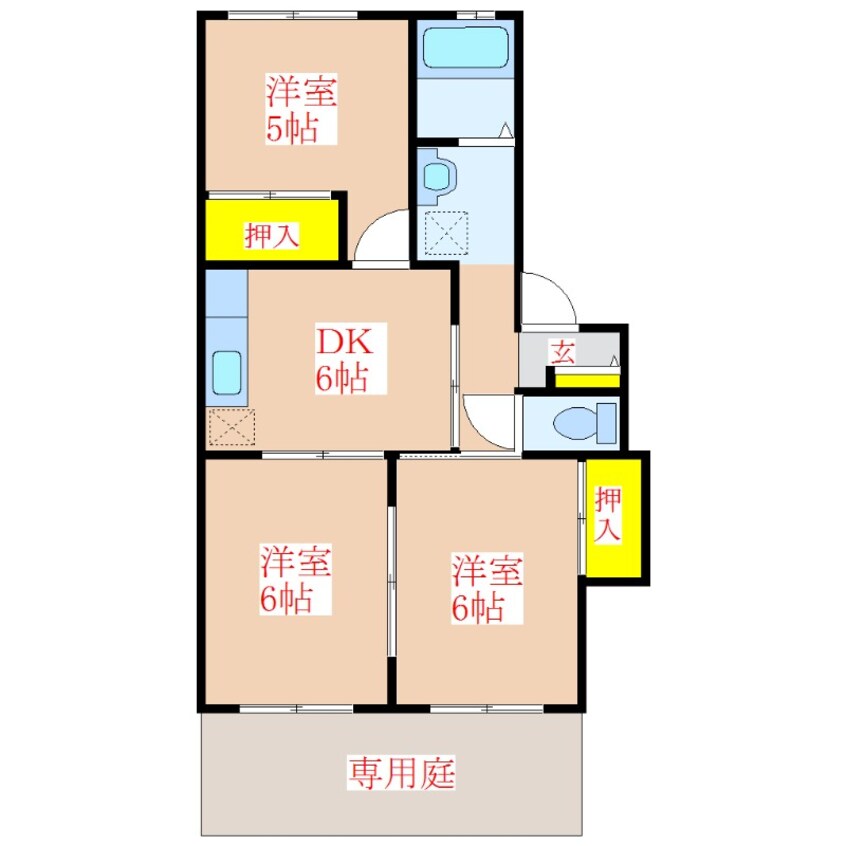 間取図 フレグランスＮ