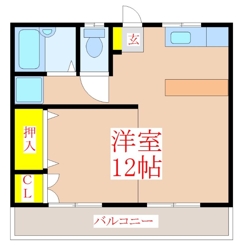 間取図 サウスヴリーズ国分