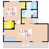 リモーネ 1LDKの間取り