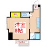 中建ビル 1Kの間取り