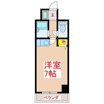 間取図 上荒田山元マンション