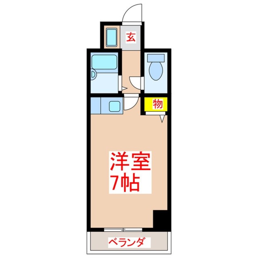 間取図 上荒田山元マンション