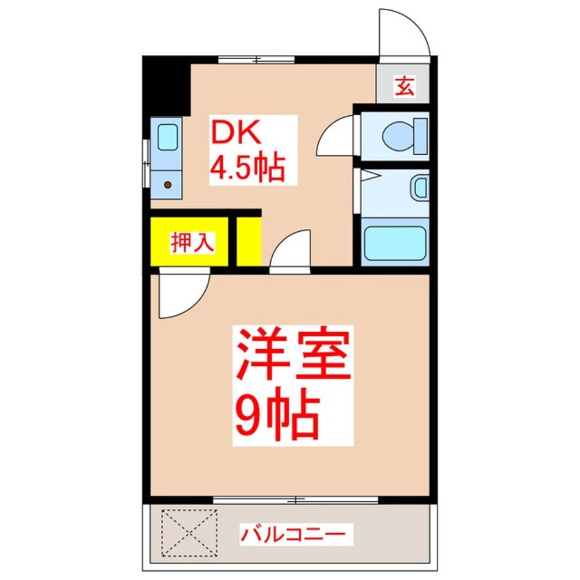 間取図 榎田マンション