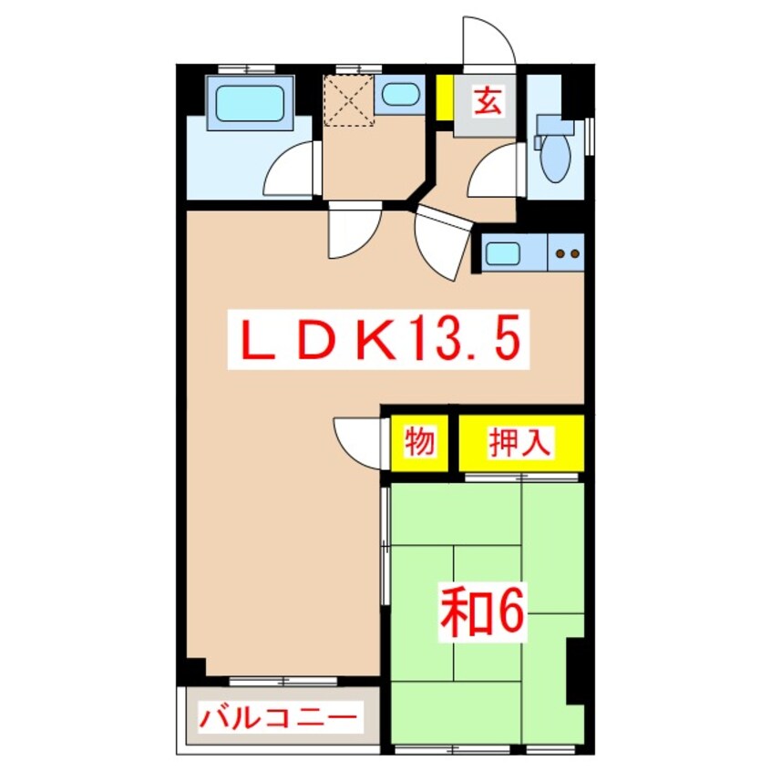 間取図 ロワイヤルヒルズ壱番館