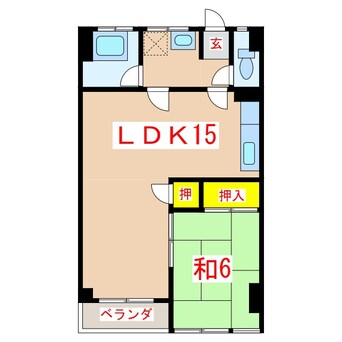 間取図 ロワイヤルヒルズ壱番館