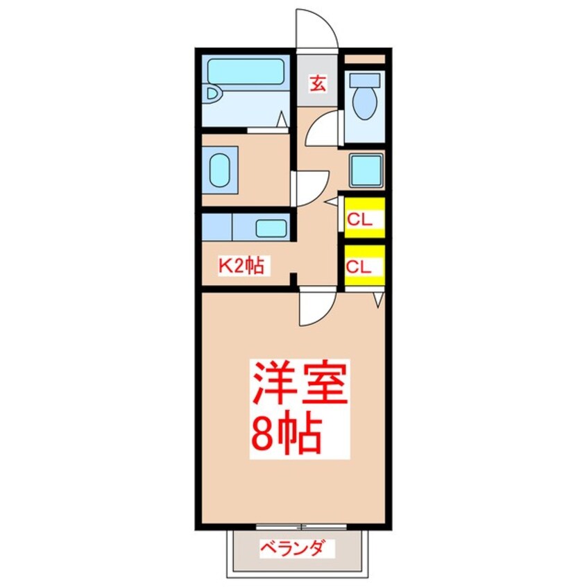 間取図 カサブランカ