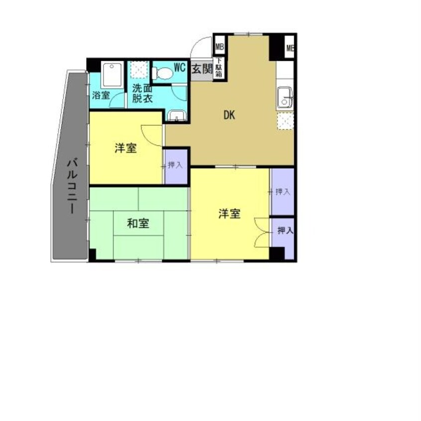 間取図 木通歯科ビル