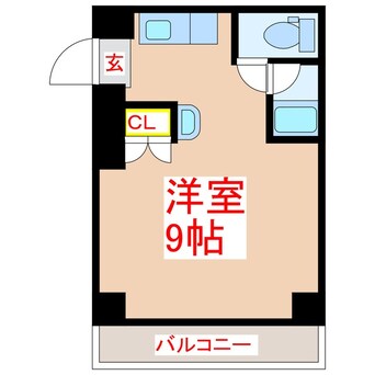 間取図 郡元ハイツ