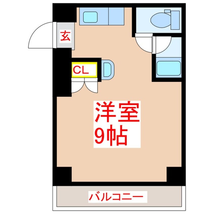 間取図 郡元ハイツ