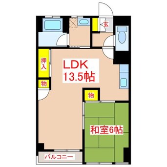 間取図 ロワイヤルヒルズ壱番館