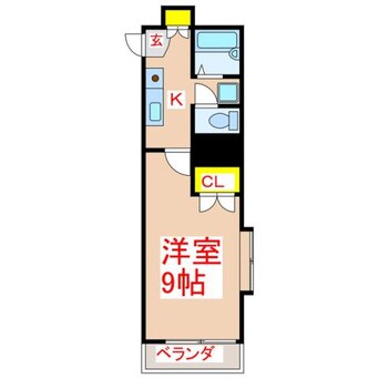 間取図 ウェスヴィレッジ真砂