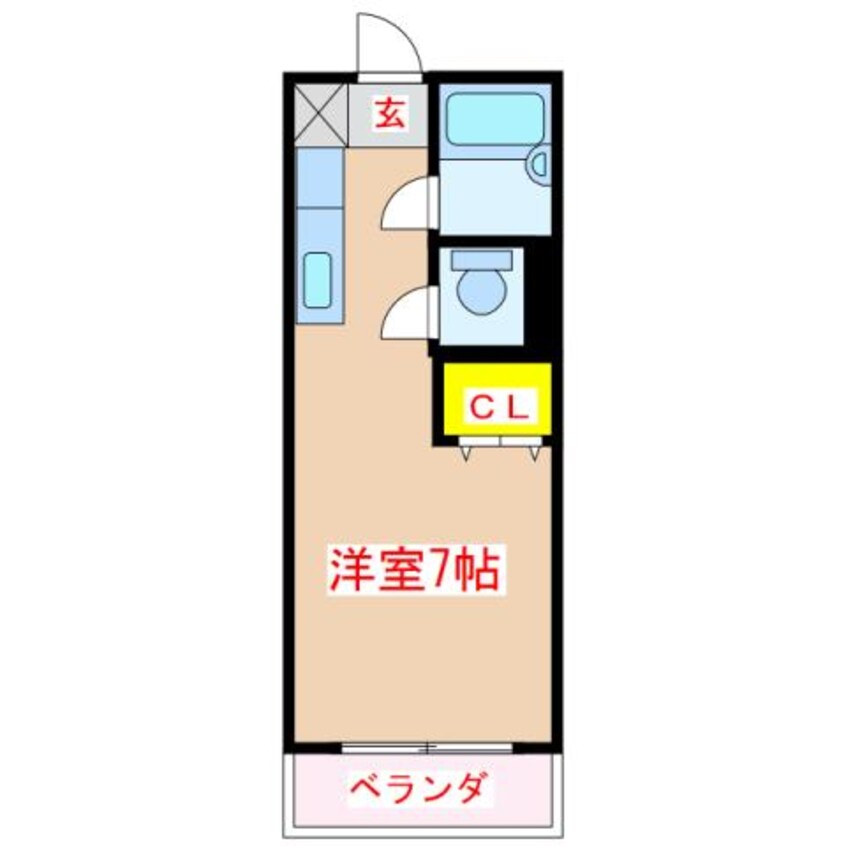 間取図 ハイツ福珠