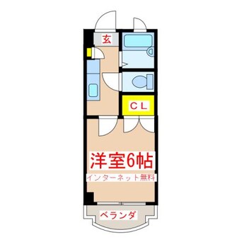 間取図 グリーンテラス鴨池