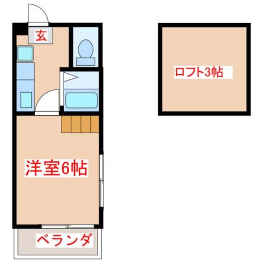 間取図 ワイズ荒田