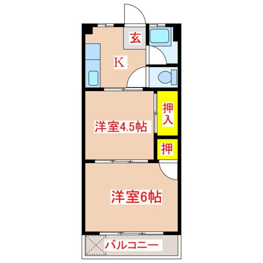 間取図 甲南マンション