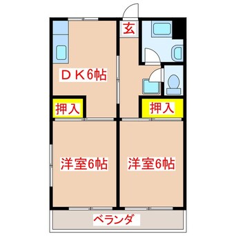 間取図 コーポ南新