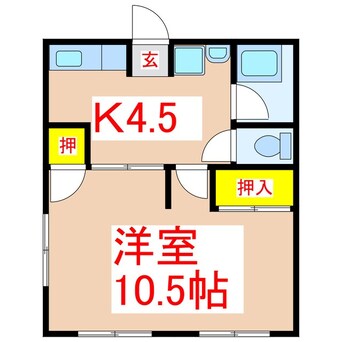 間取図 シティハイムことぶき