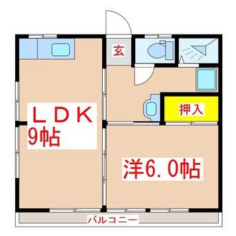 間取図 小森園アパート