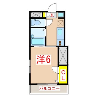 間取図 さくらヒルズ唐湊壱番館