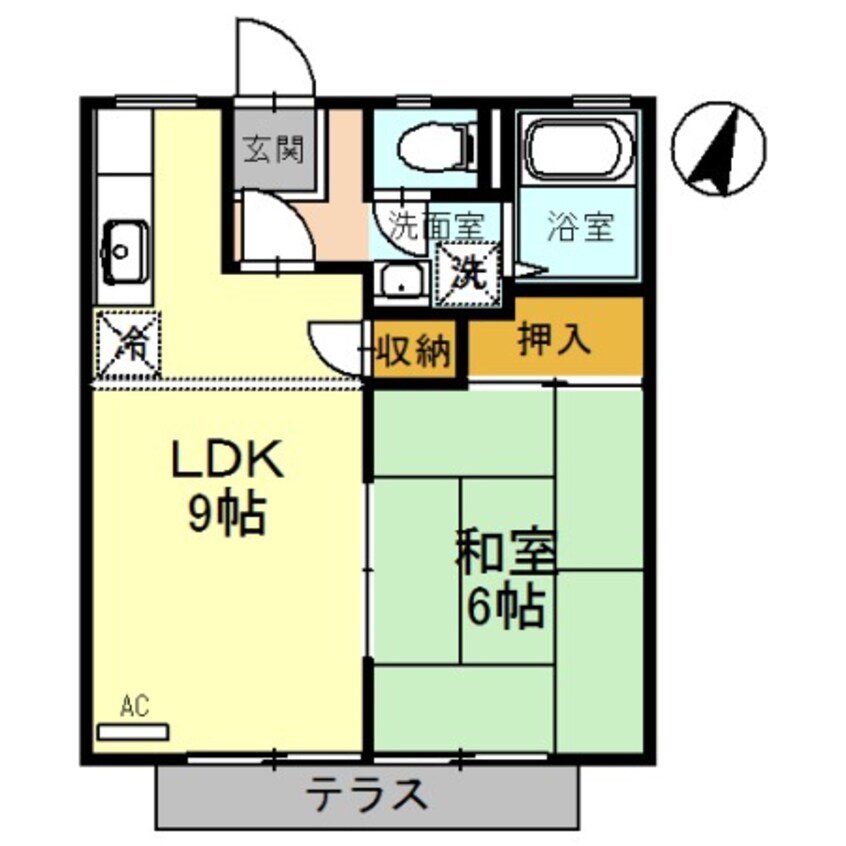 間取図 大橋ハイツ