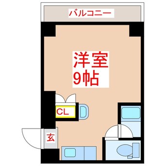 間取図 郡元ハイツ