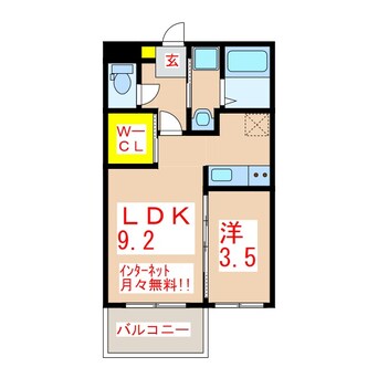 間取図 カレラ　Ⅱ