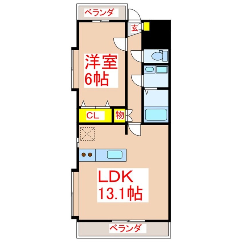 間取図 ユーミー新栄