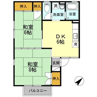 間取図 セジュール森園