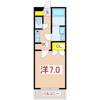 間取図 ウェスヴィレッジ真砂