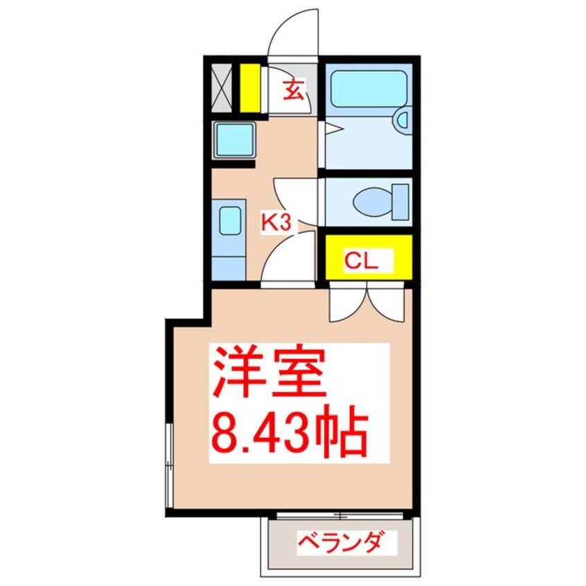 間取図 第12富山ビル