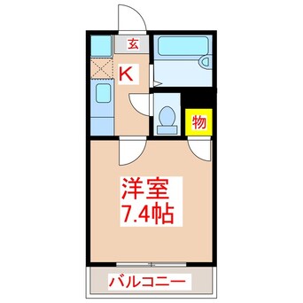 間取図 第１１富山ビル