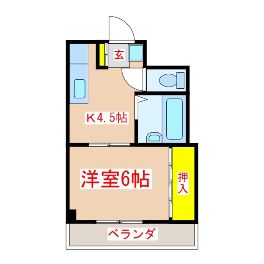 間取図 騎射場山元マンション