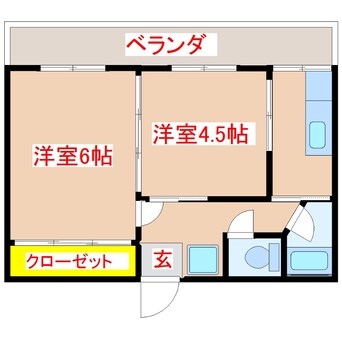 間取図 ティダハイム下荒田