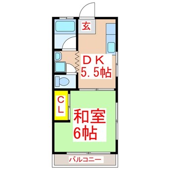 間取図 コーポ南新