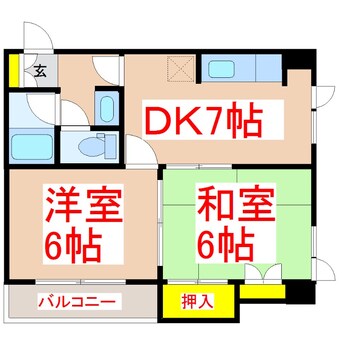 間取図 エクステンド郡元