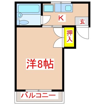 間取図 西田ＡＴビル